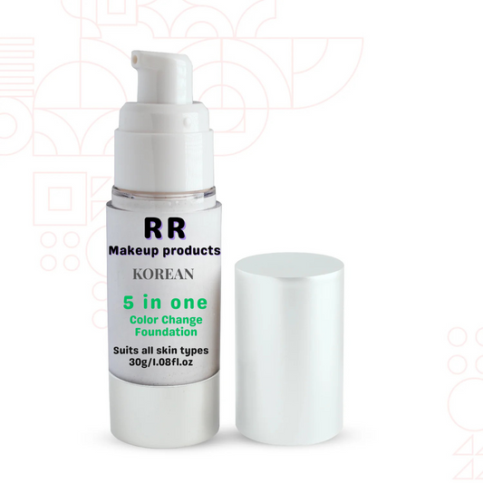 RR Makeup Korean 5-in-1 Color Change Foundation (India's Best Seller)
